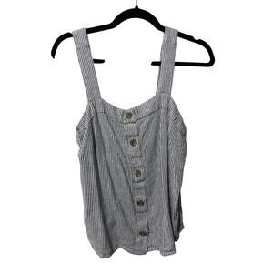 J. Crew Linen Blend Tank Top S